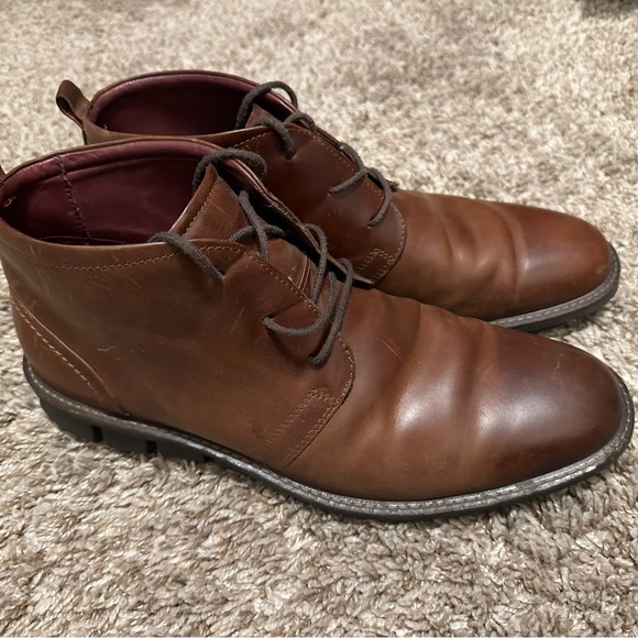 Men’s Ecco Jeremy Plain Toe Boot (Brown) - Picture 3 of 5